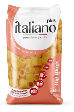 Italiano Big Rings Pasta - 400g