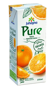 Juhayna Pure Orange Juice - 235ml