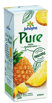 Juhayna Pure Pineapple Juice - 235ml