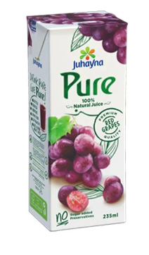 Juhayna Pure Red Grapes Juice - 235ml