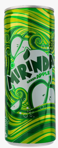 Mirinda Green Apple Soda Drink , 240ml