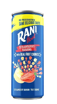 Rani Float Banana & Strawberry Juice - 235ml
