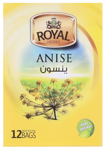Royal Herbs  Anise 12 Bag