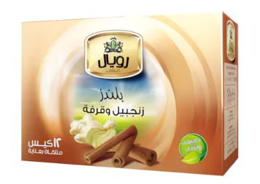 Royal Herbs Ginger & Cinnamon 12 Bags